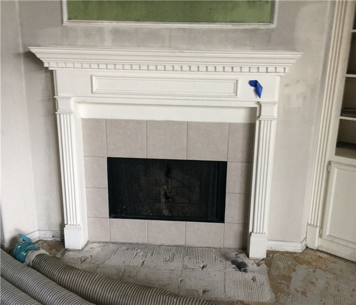 damaged chimney in home